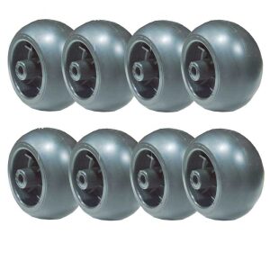 Set Of 8 Mower Deck Wheel Replaces Deere TCU18744 Gravely 092537