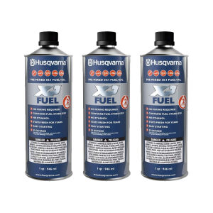 Husqvarna 2 Stroke & Fuel 50:1 Pre - Mixed Ethanol (3 Can Set)