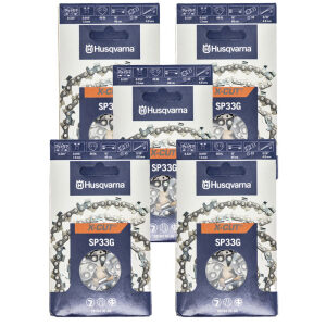 Set of 5 Husqvarna OEM 16" Chainsaw Chain SP33 66DL .325 .050 581643666