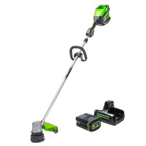 Greenworks 82V 1.5kW String Trimmer with 4Ah Battery & Dual Port Charger